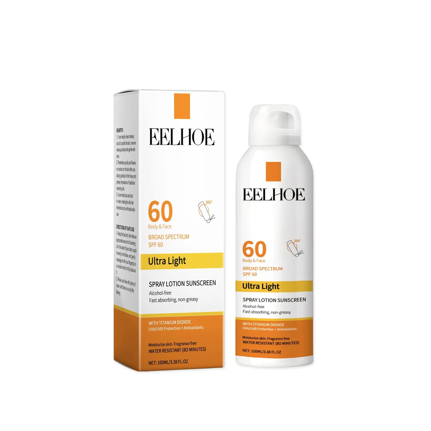 Waterproof Sunscreen Spray Spf50