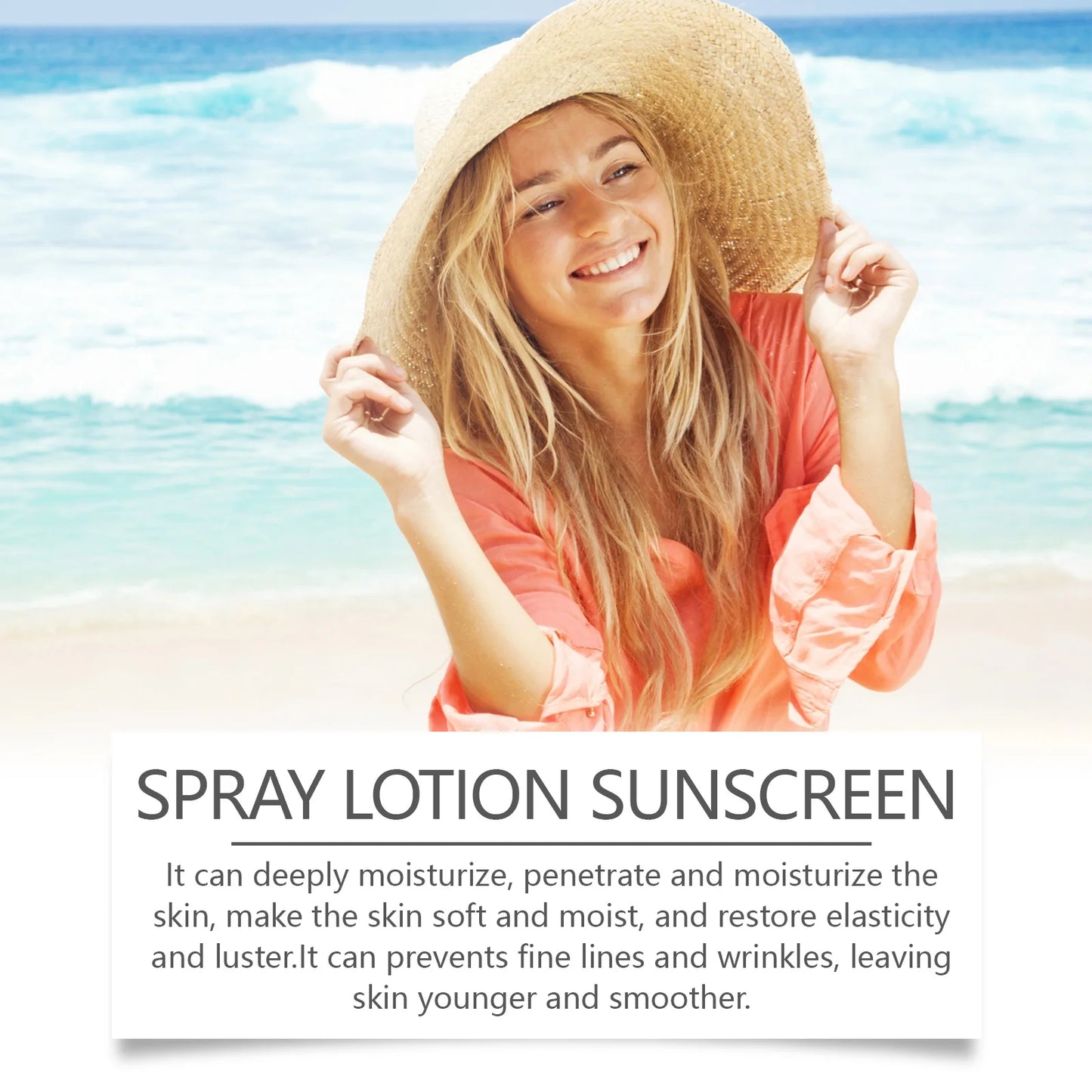 Waterproof Sunscreen Spray Spf50