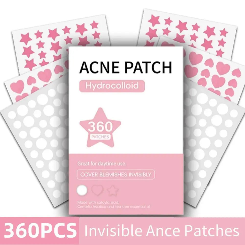 Colorful Invisible Pimple Removal Anti-Acne Hydrocolloid Patches