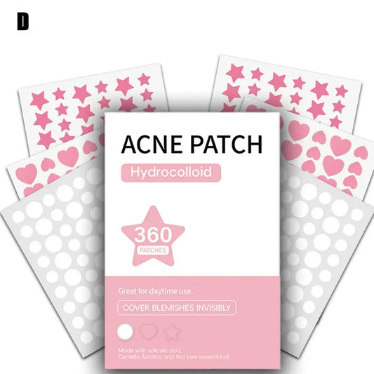 Colorful Invisible Pimple Removal Anti-Acne Hydrocolloid Patches