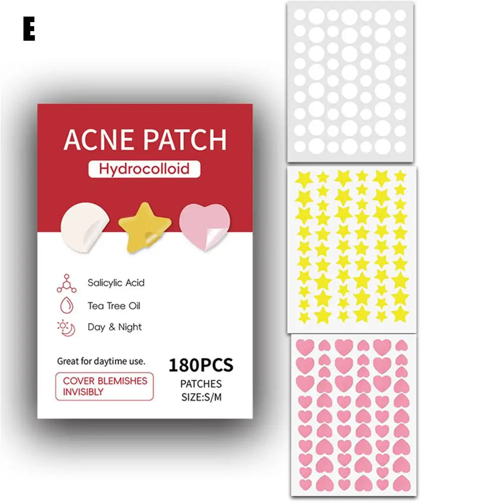 Colorful Invisible Pimple Removal Anti-Acne Hydrocolloid Patches