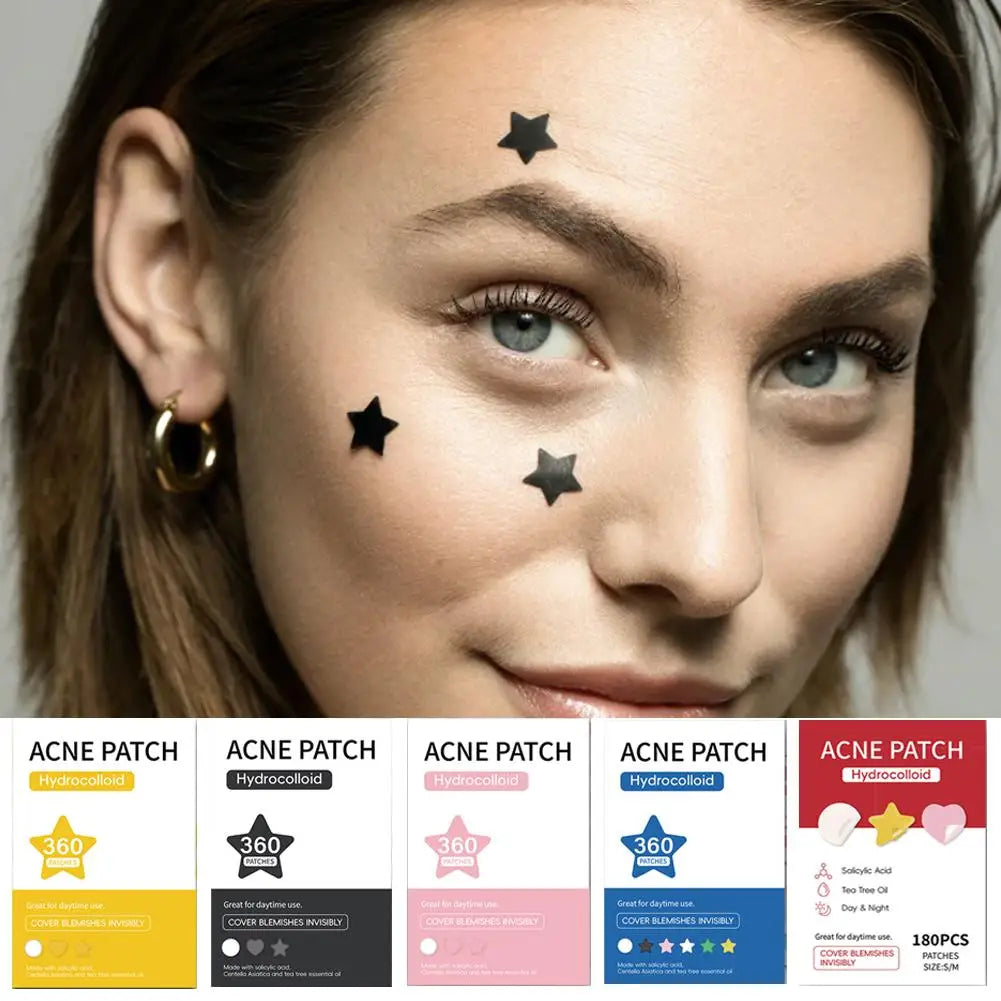 Colorful Invisible Pimple Removal Anti-Acne Hydrocolloid Patches