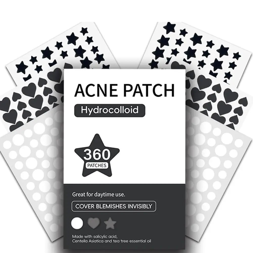 Colorful Invisible Pimple Removal Anti-Acne Hydrocolloid Patches