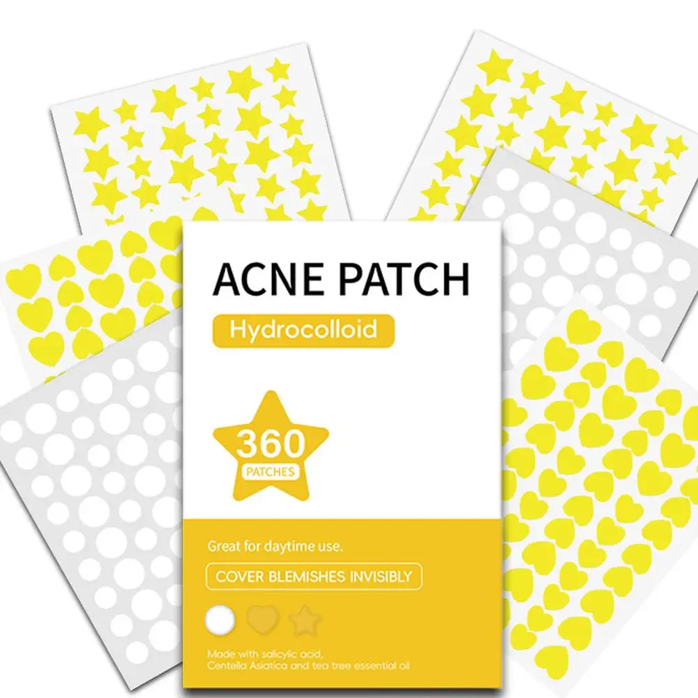 Colorful Invisible Pimple Removal Anti-Acne Hydrocolloid Patches