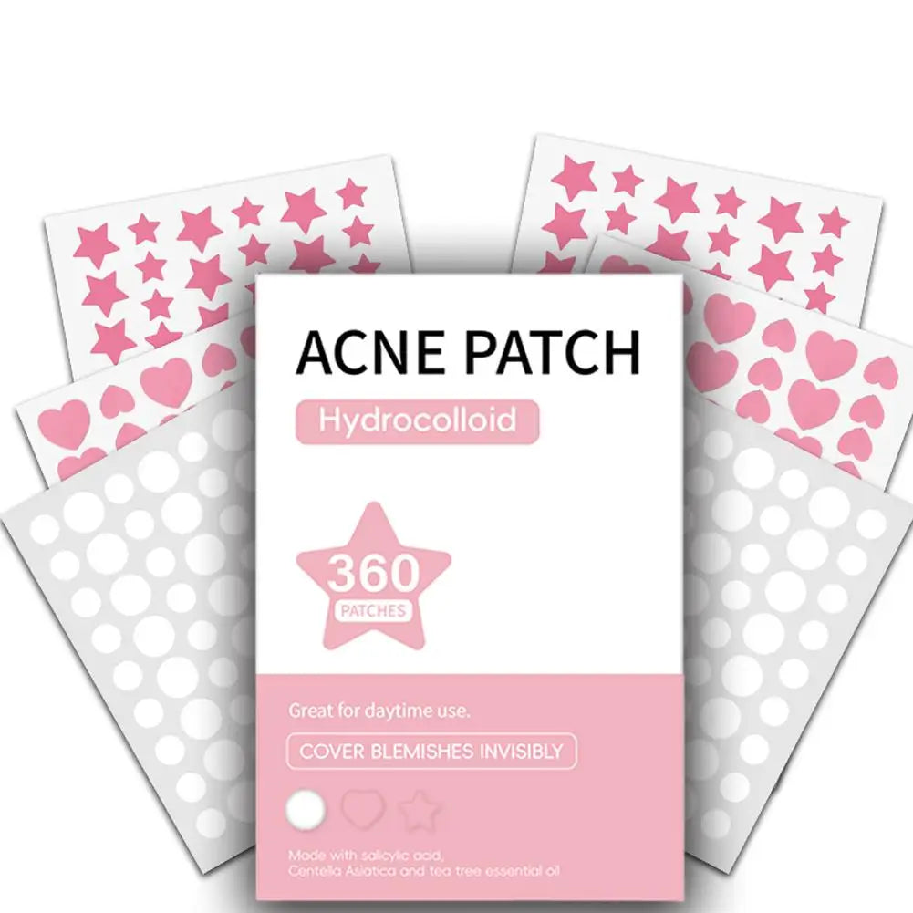 Colorful Invisible Pimple Removal Anti-Acne Hydrocolloid Patches