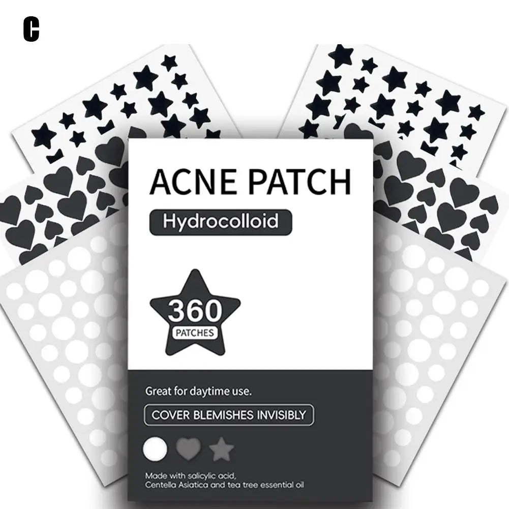 Colorful Invisible Pimple Removal Anti-Acne Hydrocolloid Patches