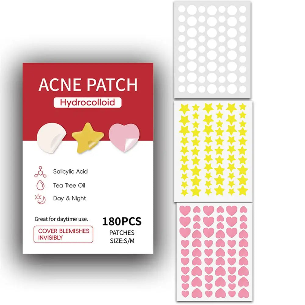 Colorful Invisible Pimple Removal Anti-Acne Hydrocolloid Patches